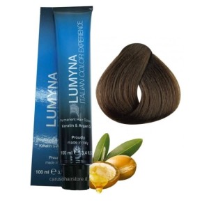 Lumyna Tintura Capelli 5.0 Castano Chiaro Professionale 100 ml con Argan e Cheratina