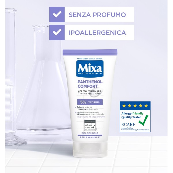Mixa Panthenol Comfort Crema Multiuso Lenitiva per Pelle Sensibile 50ml
