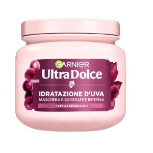Garnier Ultra Dolce Idratazione d'Uva Maschera per Capelli Disidratati 340ml
