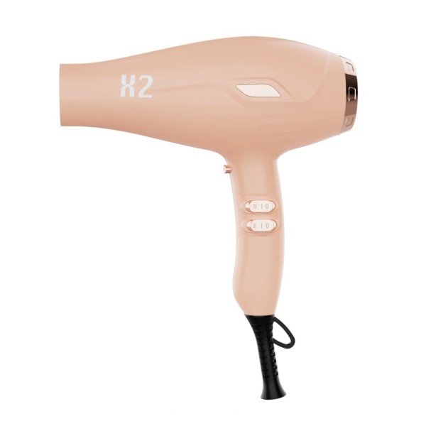 Melcap Phon X2 Turbo 5000 Rose Peach 2300W – Asciugacapelli Professionale Potente e Silenzioso