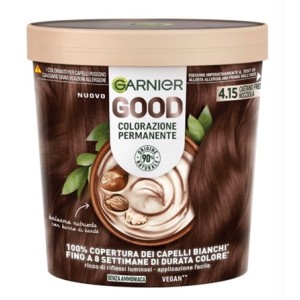 Garnier Good 4.15 Castano Freddo Nocciola Colorazione Permanente Vegana Senza Ammoniaca