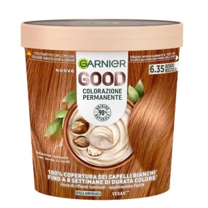 Garnier Good 6.35 Biondo Nocciola Colorazione Permanente Vegana Senza Ammoniaca