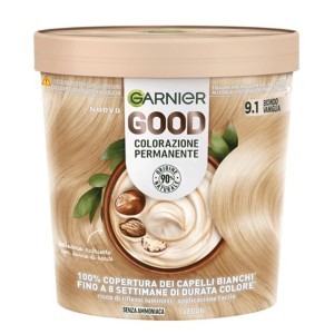 Garnier Good 9.1 Biondo Vaniglia Colorazione Permanente Vegana Senza Ammoniaca
