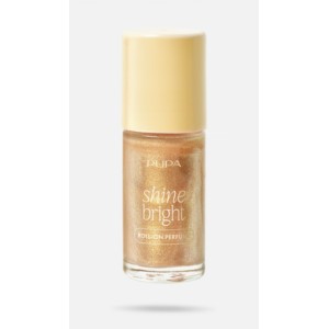 Pupa Milano Shine Bright Profumo Roll-On Scintillante Illuminante con Micro-Perle Dorate 25ml