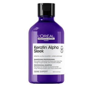 L'Oréal Professionnel Keratin Alpha Sleek Shampoo Anticrespo Senza Solfati 300 ml