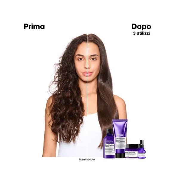 L'Oréal Professionnel Keratin Alpha Sleek Shampoo Senza Solfati Anticrespo 1500 ml