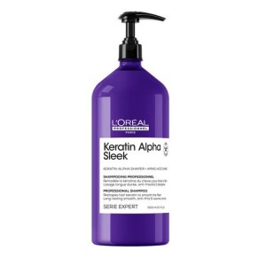 L'Oréal Professionnel Keratin Alpha Sleek Shampoo Senza Solfati Anticrespo 1500 ml