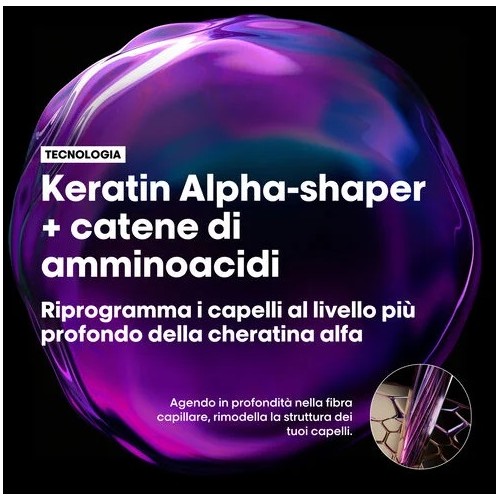 L'Oréal Professionnel Keratin Alpha Sleek Smooth Transformer Anti-Frizz 200 ml Disziplinierende Behandlung