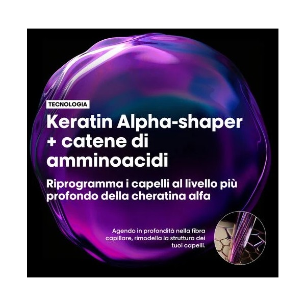 L'Oréal Professionnel Keratin Alpha Sleek Maschera Disciplinante Anticrespo 250 ml