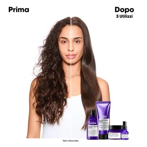 L'Oréal Professionnel Keratin Alpha Sleek Serum 50ml Siero Anticrespo Termoprotettore