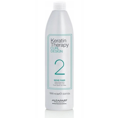 Alfaparf Milano Keratin Therapy Curl Design 2 Move Fixer Fluido Neutralizzante Fissa Onde 1000 ml