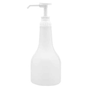 SIBEL Bottiglia Shampoo con Pompa Dosaggio 500 ml – Flacone Professionale Dosatore per Shampoo e Trattamenti