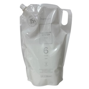 Kemon Uni.Color System Oxy 6 Vol. 1,8% Bag refil 1000ml Attivatore Ossidante Professionale