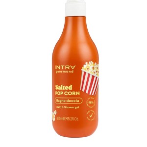 Intra Bade- und Duschgel mit dem Duft von gesalzenem Popcorn, 450 ml