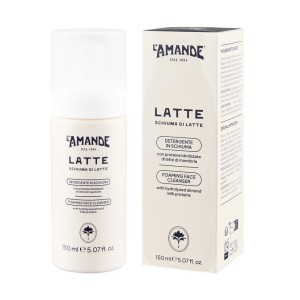 L'Amande Latte Schiuma di Latte Detergente in Schiuma Viso 150 ml