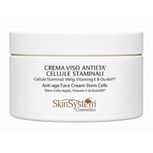 SkinSystem Anti-Aging Gesichtscreme mit Stammzellen 250 ml – Regenerierende Creme mit Apfel-Stammzellen und Vitamin E