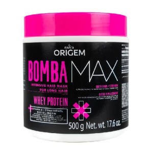 Origem Bomba Max Feuchtigkeits-Haarmaske 500 ml NAZCA mit Whey Protein und Biotin