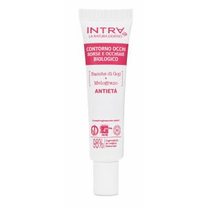 Intra Bio Skin Care Bio Augencreme gegen Augenringe und Tränensäcke 15 ml Anti-Aging mit Goji-Beeren und Granatapfel
