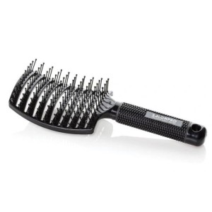 Salon Pro Vent Paddle Brush Spazzola Piatta Ventilata Professionale Nera