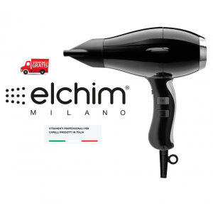 Elchim 3900 Healthy Ionic Phon Professionale Nero e Silver