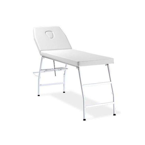 LETTINO IN ACCIAIO TUBOLARE 2 ZONE CON FORO VISO