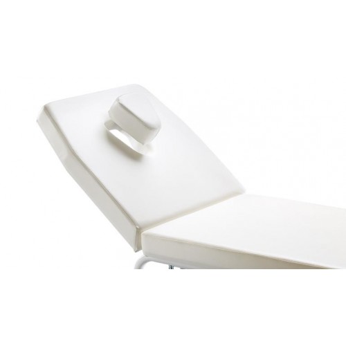 LETTINO IN ACCIAIO TUBOLARE 2 ZONE CON FORO VISO