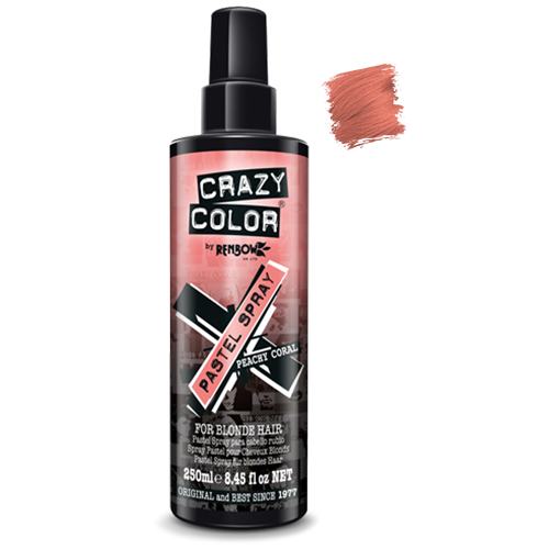 CRAZY COLOR PASTEL SPRAY PEACHY CORAL 250 ML