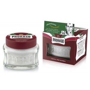 CREMA PRE SHAVE BARBE DURE PRORASO RED 100ml.