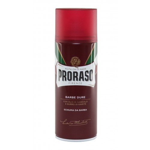 SCHIUMA DA BARBA EMOLLIENTE E LENITIVA 400 ML PRORASO