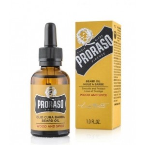 OLIO PER BARBA WOOD AND SPICE 30 ML PRORASO