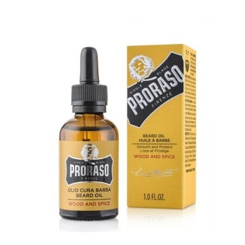 OLIO PER BARBA WOOD AND SPICE 30 ML PRORASO