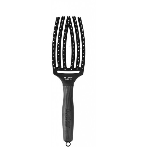 SPAZZOLA FINGERBRUSH COMBO BLACK MEDIUM OLIVIA GARDEN