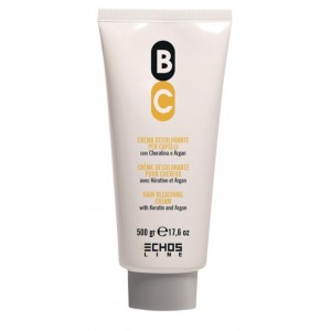 CREMA DECOLORANTE PER CAPELLI CON CHERATINA E ARGAN 500 GR ECHOS LINE