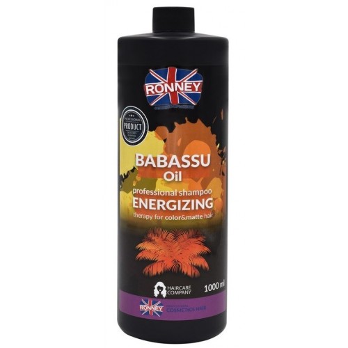 Shampoo energizzante per capelli colorati e opachi Olio di Babassu 1000ml RONNEY