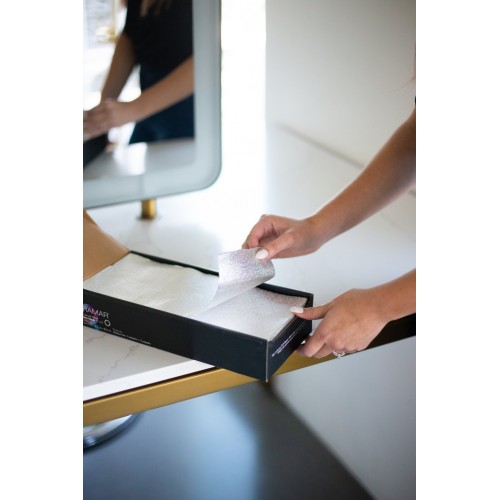 STAR STRUCK SILVER 5 X 12 FOIL SHEETS EMBOSSED MEDIUM FRAMAR