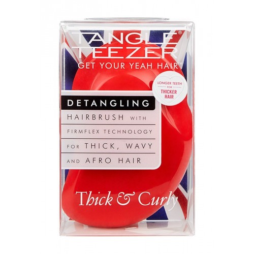 TANGLE TEEZER THICK & CURLY SALSA RED