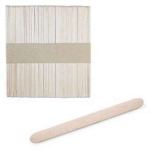 SPATOLA IN LEGNO PER DEPILAZIONE E CURA DEL VISO 11CM 50 PEZZI XANITALIA